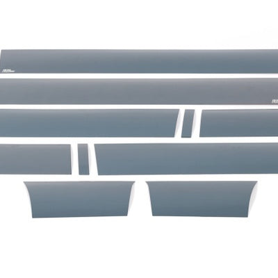 Putco 09-14 Ford F-150 Super Crew 6.5 (w/ Flares) - 7in Wide (12pcs) Black Platinum Rocker Panels