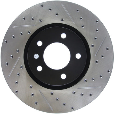 StopTech 07-09 Mazda 3 Left Front Slotted & Drilled Rotors