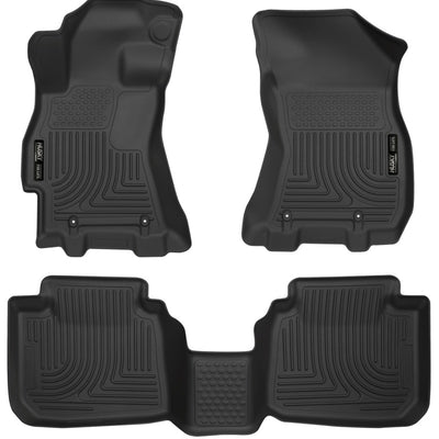 Husky Liners 2015 Subaru Legacy/Outback Weatherbeater Black Front & 2nd Seat Floor Liners