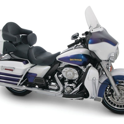 Mustang 08-21 Harley Electra Glide Std, Rd Glide ,Rd King, Str Glide Std Touring Solo Seat - Black