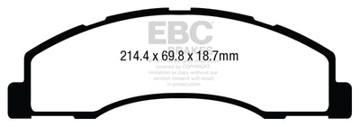 EBC 08+ Ford Econoline E150 4.6 Ultimax2 Front Brake Pads