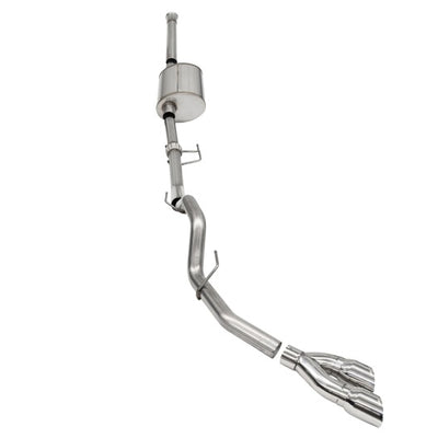 Corsa 2021-2025 Ford F-150 SuperCrew/6.5in Bed 3.5L V6 Sport Cat-Back Single Side Exit-Polished