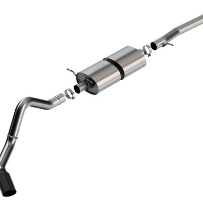 Borla 20-22 Chevrolet/GMC Silverado/Sierra 6.6L T-304 SS Cat-Back S-Type Exhaust - Brushed