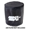 K&N Precharger Round Straight Air Filter Wrap Black - 4.5in ID x 5in H