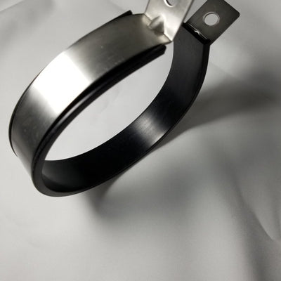 Ticon Industries 4.6in Canister w/ EPDM Rubber Muffler Strap