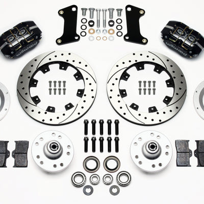 Wilwood Dynapro Dust-Boot Front Kit 12.19in Drilled 67-69 Camaro 64-72 Nova Chevelle