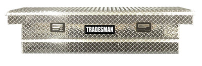 Tradesman Aluminum Economy Cross Bed Truck Tool Box (70in./Front Opening) - Brite