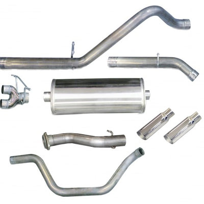 Corsa 2007-2009 Chevrolet Silverado Crew Cab/Short Bed 1500 6.2L V8 Polished Sport Cat-Back Exhaust