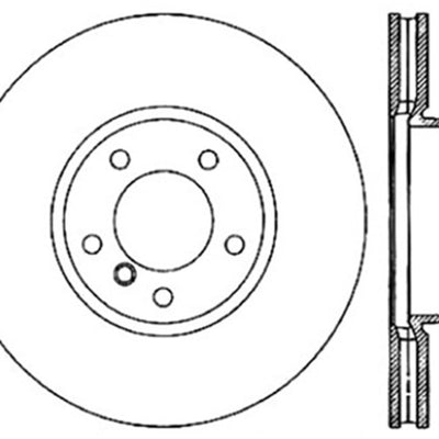 StopTech Drilled Sport Brake Rotor