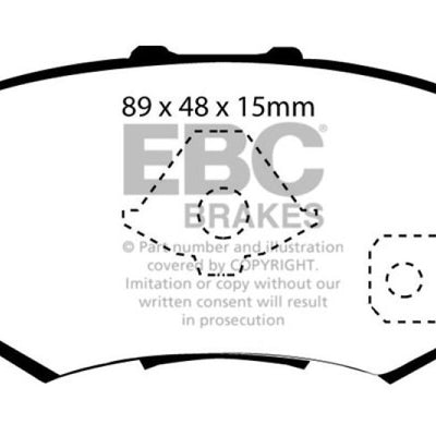 EBC 10-12 Acura RDX 2.3 Turbo Ultimax2 Rear Brake Pads