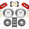 Wilwood AERO6 Front Hat Kit 14.00 Red 99-06 BMW E46