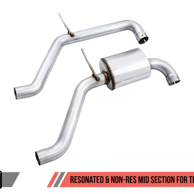 AWE Tuning 18-21 Volkswagen Jetta GLI Mk7 Non-Resonated Exhaust Conversion Kit