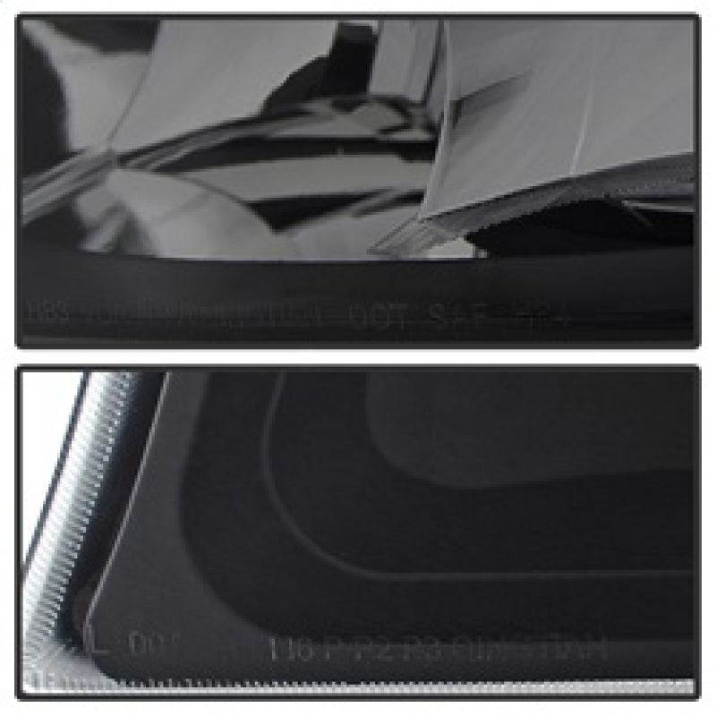 xTune Chevy Silverado 2500HD 03-06 Crystal Headlights w/ Bumper Lights HD-JH-CSIL03-AM-BSM-SET