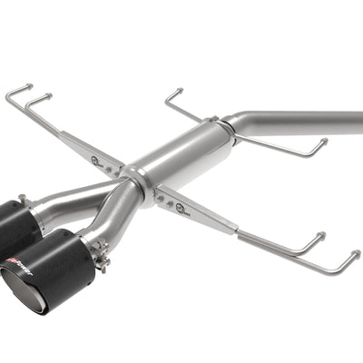 aFe Takeda 2.5in 304SS Axle-Back Exhaust System 17-19 Honda Civic Type R L4-2.0L (t)
