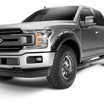 Bushwacker 18-19 Ford F-150 Pocket Style Flares 4pc - Black