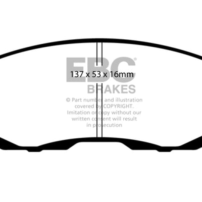 EBC 02-03 Infiniti G20 2.0 Greenstuff Front Brake Pads