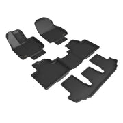 3D MAXpider 21-22 Toyota Highlander Hybrid 2nd Row Bucket Kagu 1st 2nd 3rd Row - Set (Black)