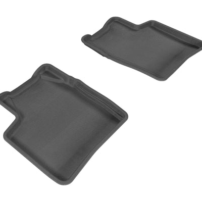 3D MAXpider 2004-2009 Toyota Prius Kagu 2nd Row Floormats - Black