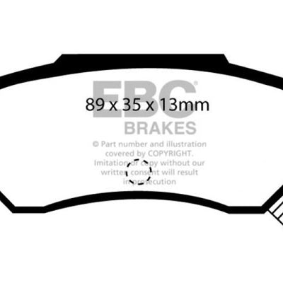 EBC 92-94 Acura Integra 1.7 Vtec Greenstuff Rear Brake Pads