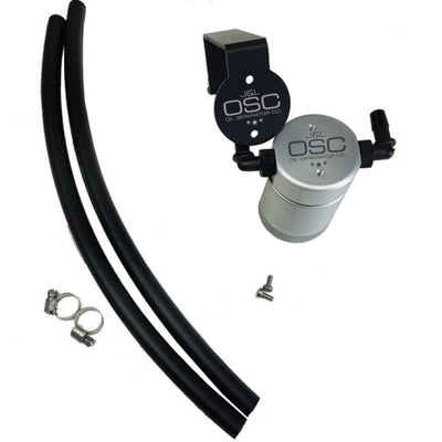 J&L 16-17 Chevrolet SS 6.2L Passenger Side Oil Separator 3.0 - Clear Anodized