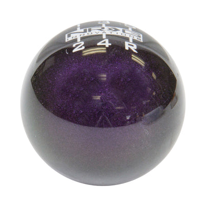 NRG Universal Ball Style Shift Knob - Heavy Weight 480G / 1.1Lbs. - Green/Purple (6 Speed)