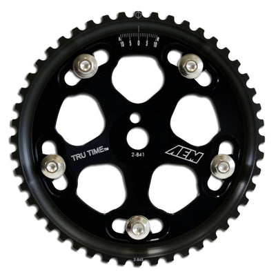 AEM Evo 8 & IX Black Tru-Time Cam Gear
