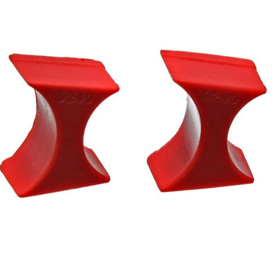 Energy Suspension 2.0 X 1.5 Shock Isolator Set - Red