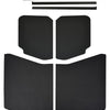 DEI 18-23 Jeep Wrangler JL 4-Door Boom Mat Complete Headliner Kit - 13 Piece - Black Leather Look