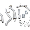 AWE Tuning 2021+ Ford Bronco 0FG Dual Rear Exit Exhaust w/Chrome Silver Tips & Bash Guard