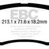 EBC 13+ Ford F250 (inc Super Duty) 6.2 (2WD) Ultimax2 Front Brake Pads