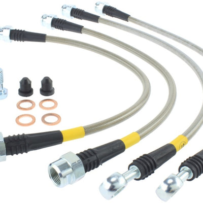 StopTech 07-13 Chevy Suburban/GMC Yukon XL Stainless Steel Rear Brake Line Kit