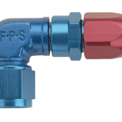 Fragola -6AN x 90 Degree Low Profile Forged Hose End