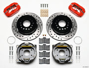 Wilwood Forged Dynalite P/S P-B Kit Drilled-Red AMC 71-74 2.60in Offset