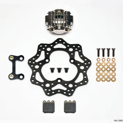 Wilwood Dynapro Single LW Left Front Kit - Sprint 11.00in Scalloped Steel Rotor