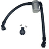 J&L 05-10 Ford F-150 5.4L Driver Side Oil Separator 3.0 - Clear Anodized