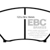 EBC 01-03 Mazda Miata MX5 1.8 (Sports Suspension) Redstuff Front Brake Pads