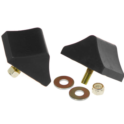 Prothane Universal Bump Stop 1 1/2X2X1 3/4 Wedge - Black