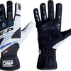 OMP KS-3 Gloves Black/W/Blue - Size Xs