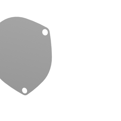 QTP 4in Bolt-On QTEC 3 Bolt Cover Plate