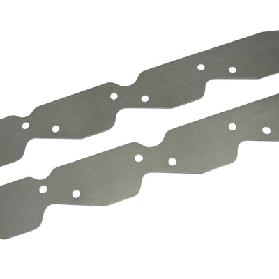 Moroso Chevrolet Big Block Mark IV (w/Conv. Heads) Exhaust Block-Off Storage Plate - Aluminum - Pair