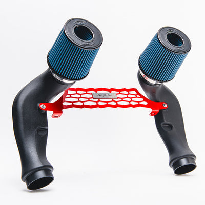 Agency Power 18-19 Polaris RZR RS1 High Flow Air Intake Kit - Red Cross Brace