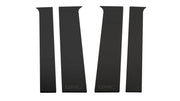 Putco 2020 GMC Sierra HD - GMC Etching - Crew Cab / Dbl Cab (6pcs) Black Platinum Pillar Posts