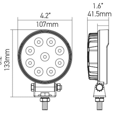 Hella ValueFit Work Light 5RD 1.0 LED MV CR LT