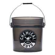 Chemical Guys Heavy Duty Detailing Bucket Smoked Black (4.5 Gal)