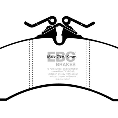 EBC 05-06 Dodge Sprinter 2500 285mm Rotor with Bosch Rear Greenstuff Front Brake Pads