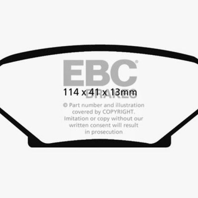 EBC 04-06 Chevrolet Cobalt 2.0 Supercharged Greenstuff Rear Brake Pads