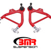 BMR 79-93 Fox Mustang Lower A-Arms (Coilover Only) w/ Adj. Rod End and Tall Ball Joint - Red