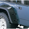 Bushwacker 87-95 Jeep Wrangler Cutout Style Flares 2pc Cutting Optional Not Renegade - Black