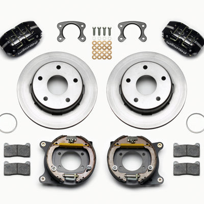 Wilwood Dynapro Lug Mount P/S Park Brake Kit Small Ford 2.36in Off Bronco 5 x 5.50