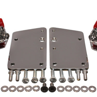 Energy Suspension LS Series Red Motor Conversion Set - Chrome Plated